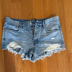 We The Free Distressed Cut-Off Shorts